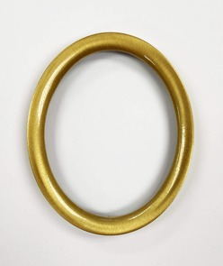 Photo Frame Gold Thick Oval