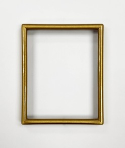 Photo Frame Gold Thin Rectangle