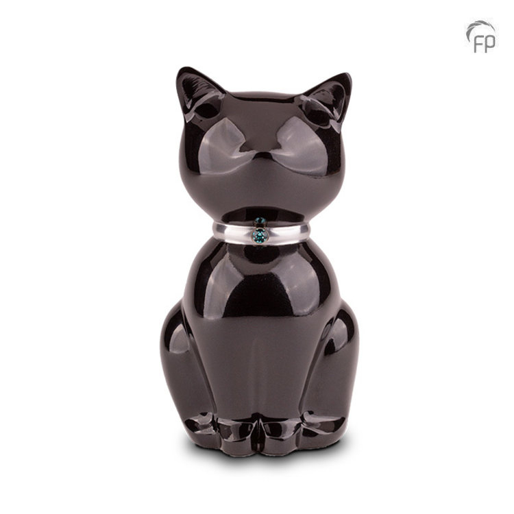 Odyssee Metal Pet Urn Nuna Black - FPU 206