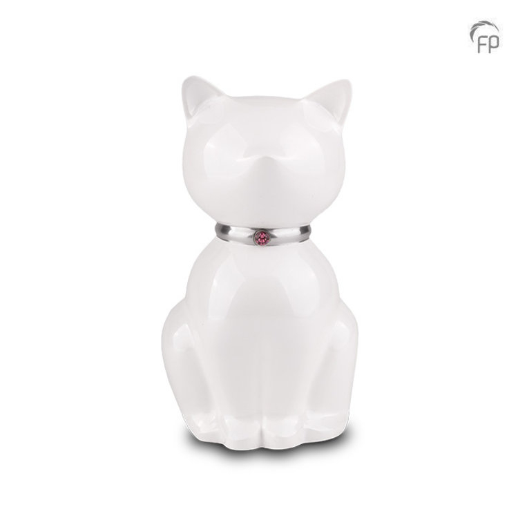 Odyssee Metal Pet Urn Nuna White - FPU 207