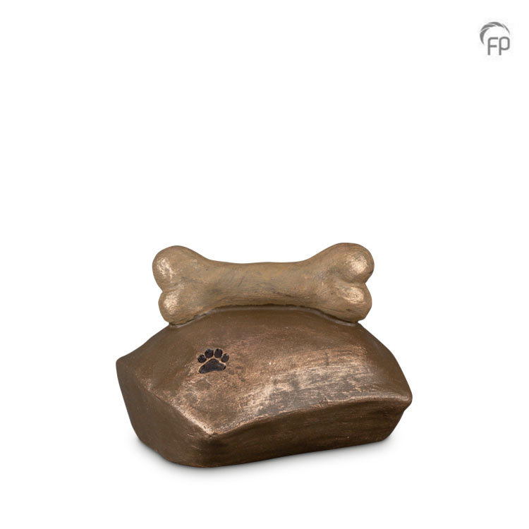 Geert Kunen Ceramic Pet Urn Bronze -UGK 202