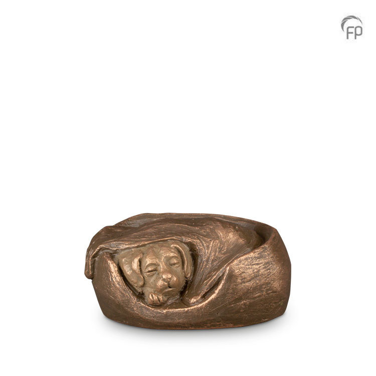 Geert Kunen Ceramic Pet Urn Bronze - UGK 217