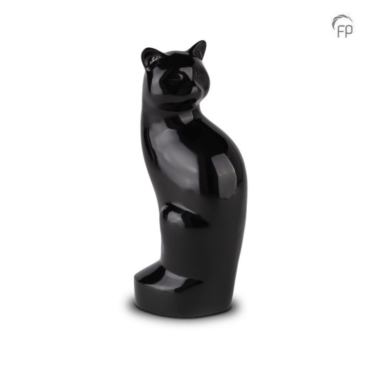 Terry Bear Metal Pet Urn Black Cat - HU 260