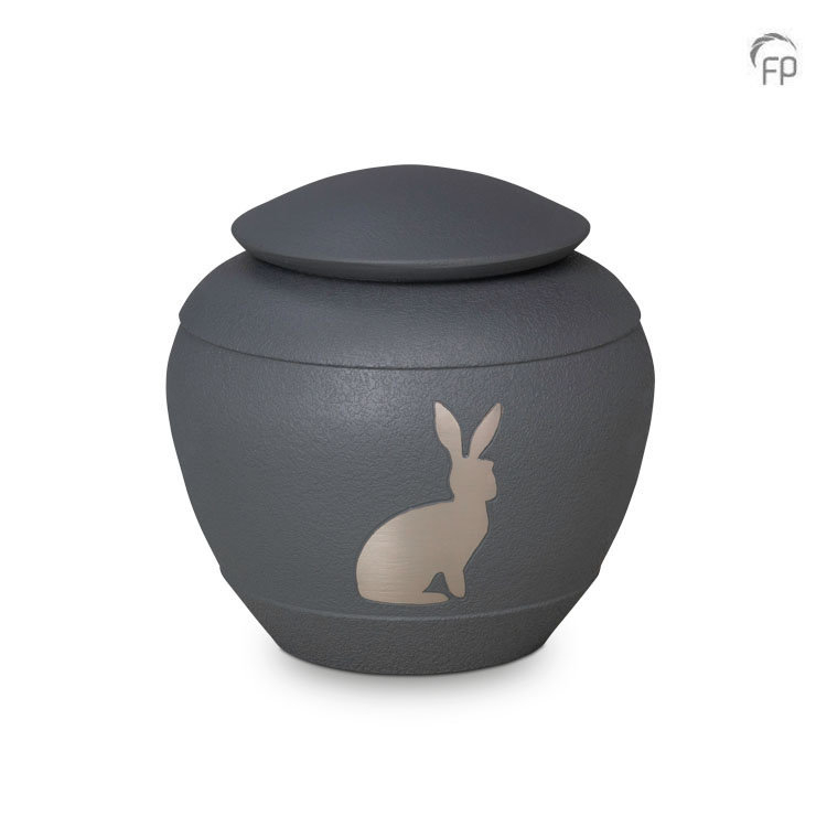 Terry Bear Metal Pet Urn Silhouette Rabbit - HU 289