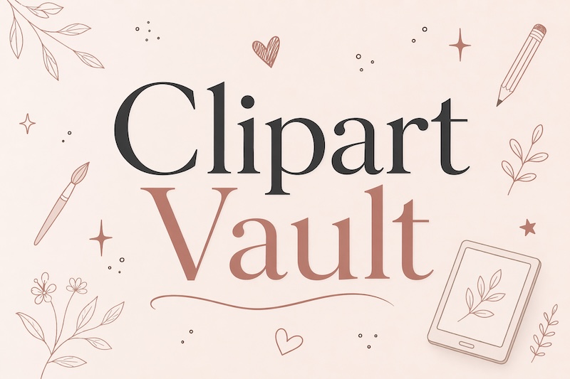 Clipart Vault — weekly commercial-use clipart collections for members