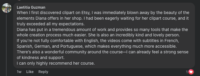 Review by Laetitia Guzman