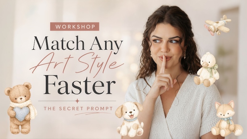 Create With Me workshop: match any art style faster with the secret prompt