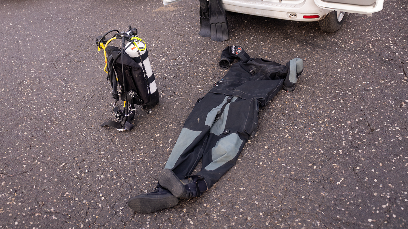 Проверка костюма на парковке