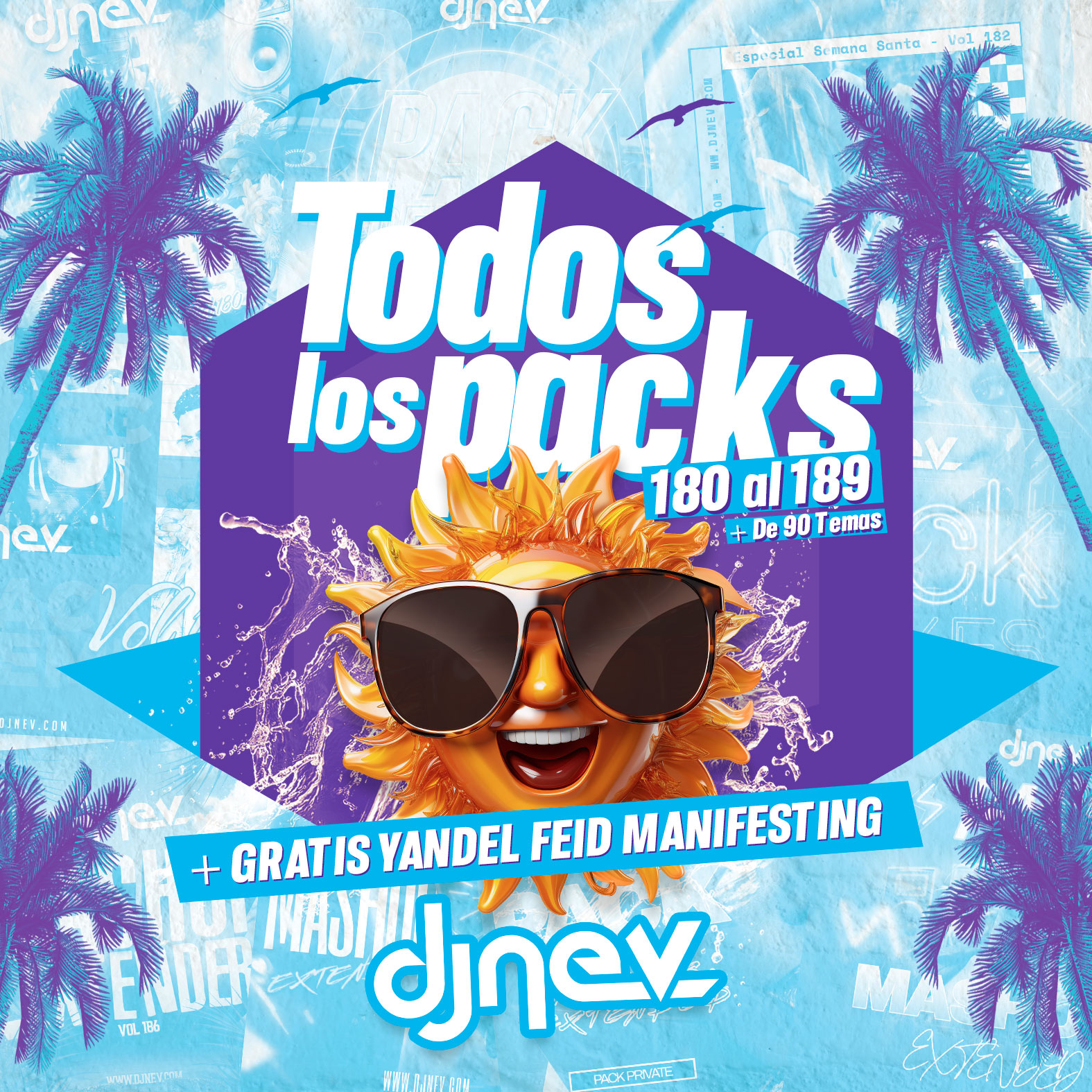 TODOS LOS PACKS DEL 180 AL 189 GRATIS YANDEL FEID MANIFESTING