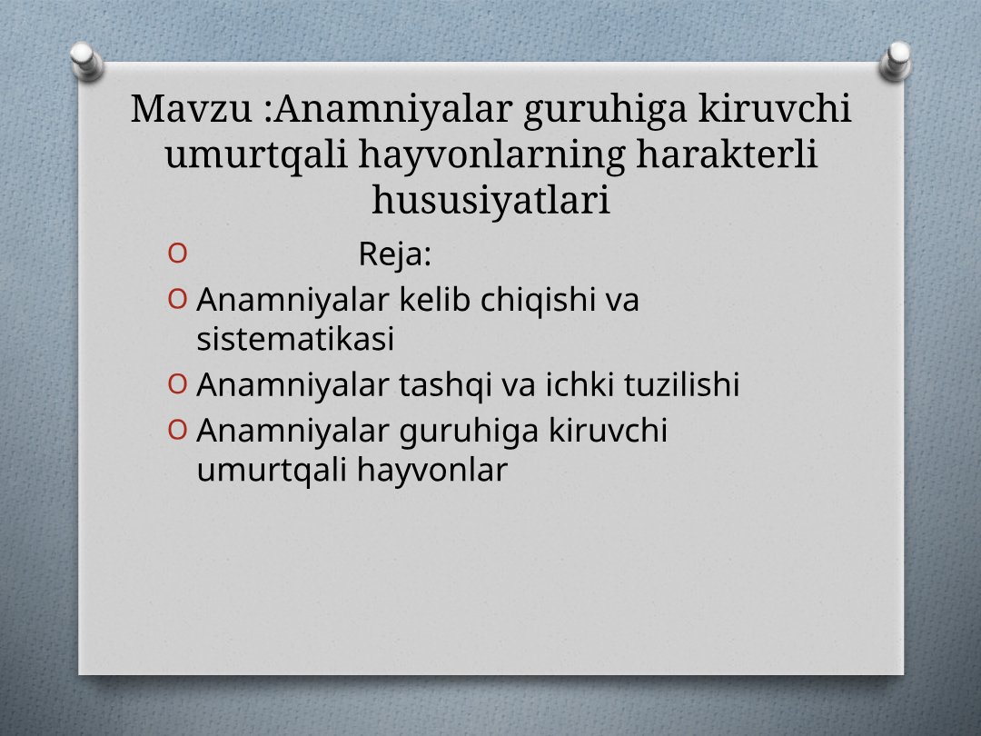 Anamniyalar Umurtqali Hayvonlar