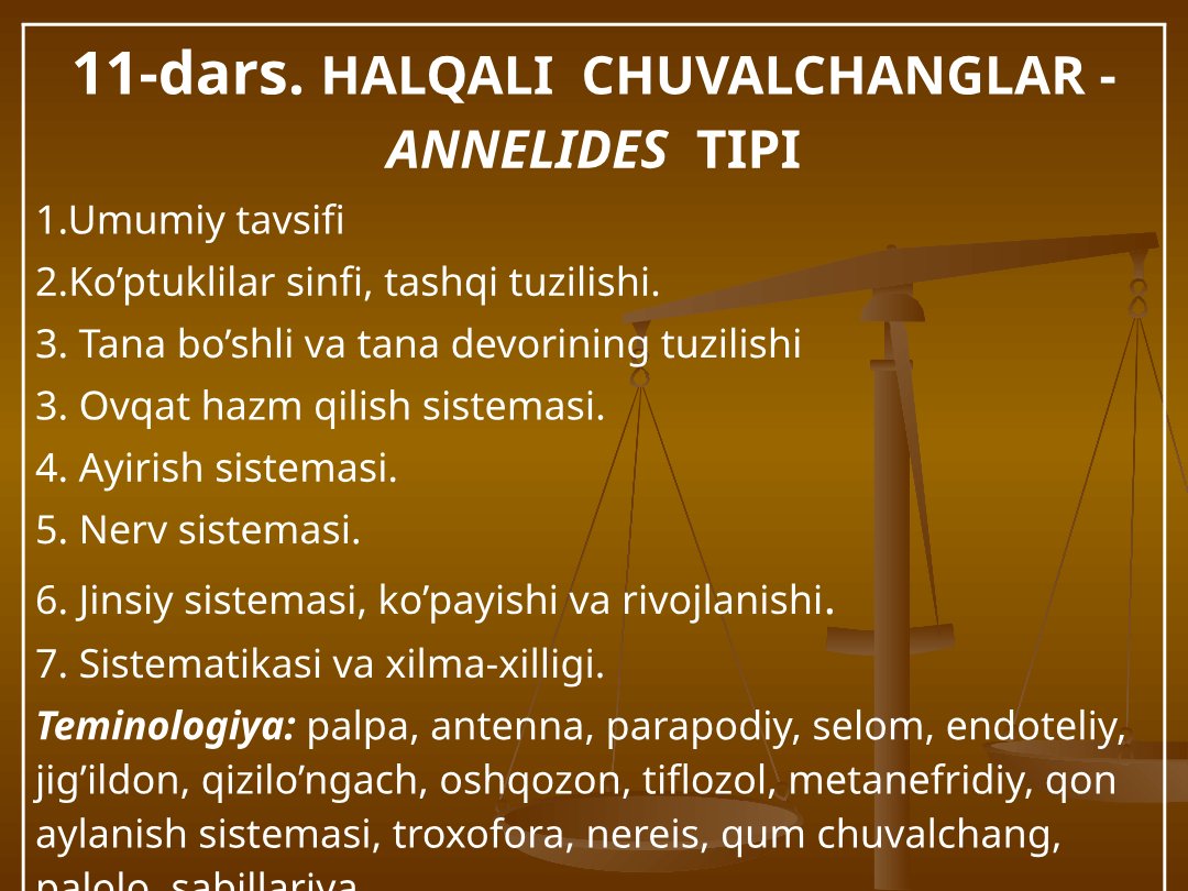Halqali Chuvalchanglar Dars Materiali