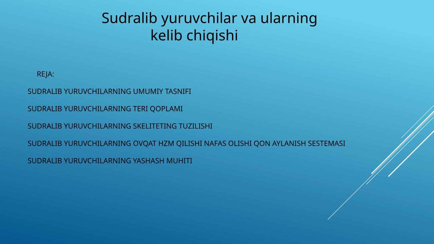 Sudralib yuruvchilar haqida taqdimot