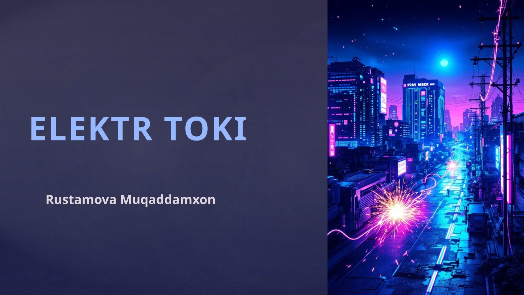 Elektr toki