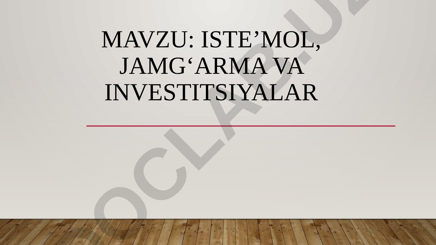 Iqtisodiy taqdimot slaydlari