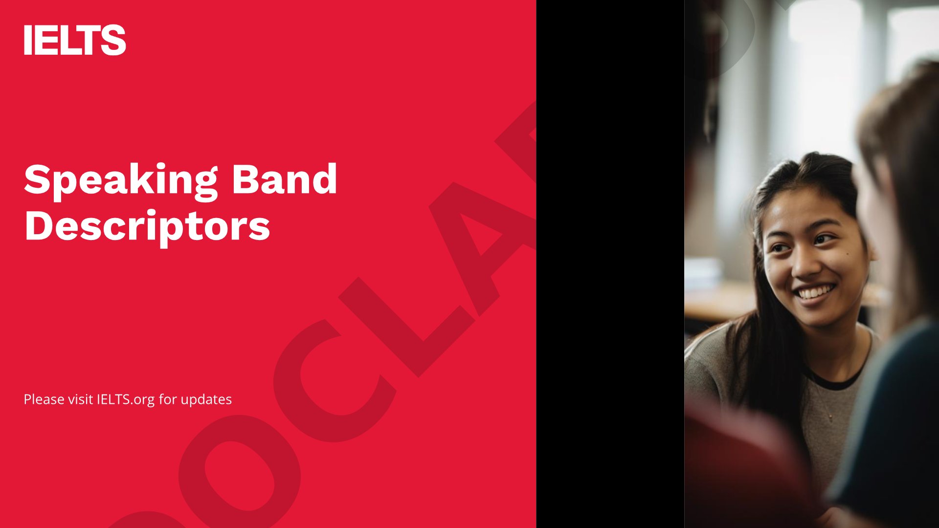 IELTS Speaking Band Descriptors