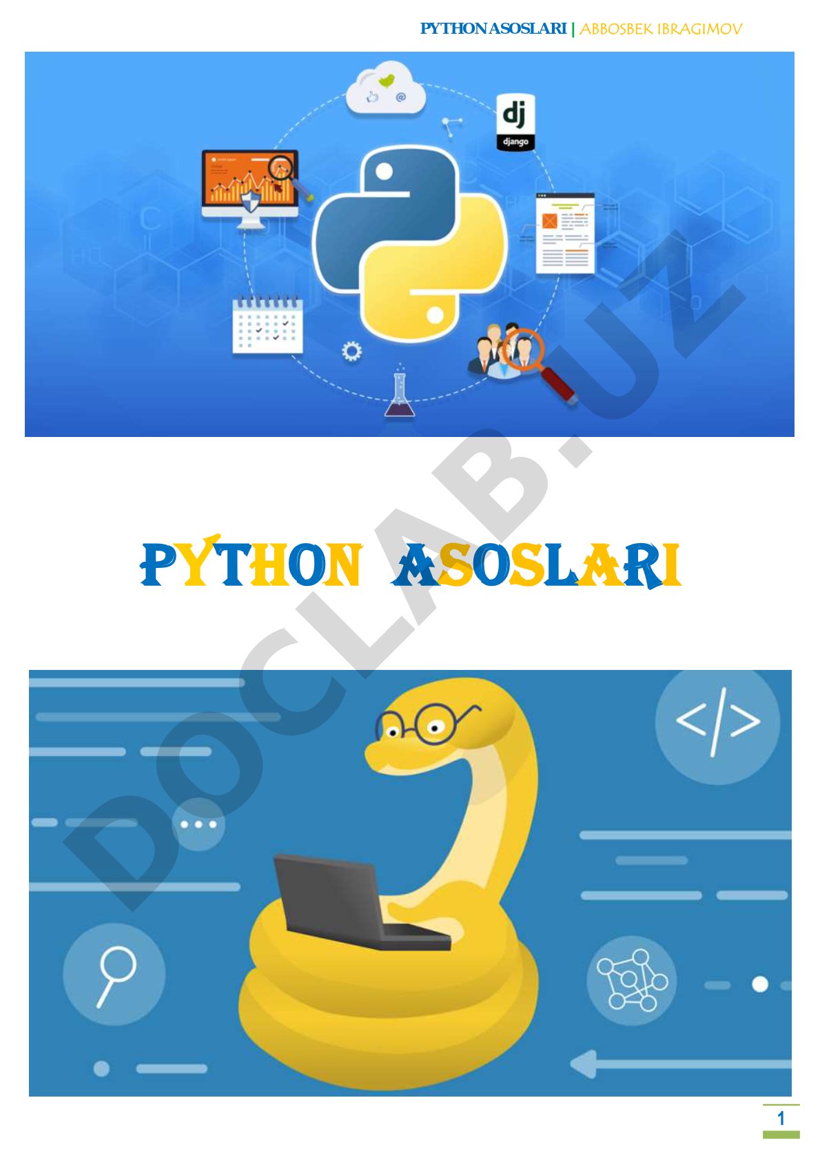 Python asoslari