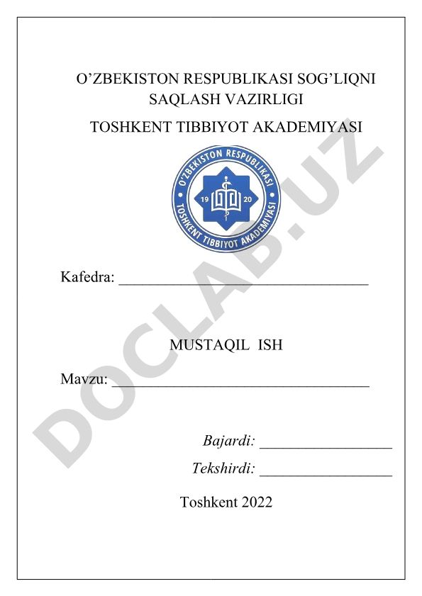 Tuberkulozning shoshilinch tibbiy yordam talab qiluvchi asoratlari