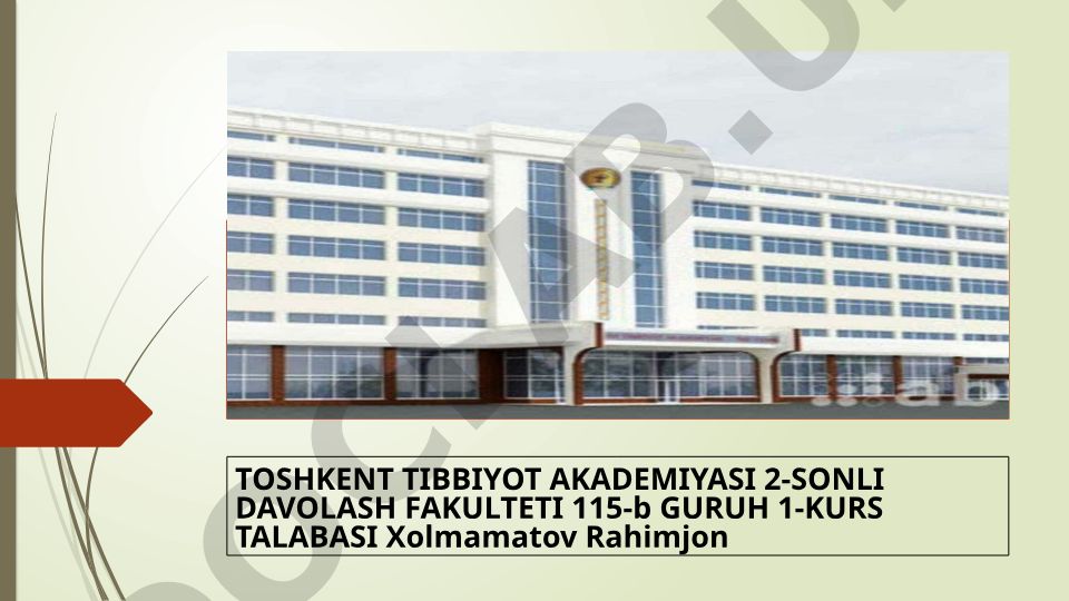 Xirurgik bemor bolalarni tekshirish usullari