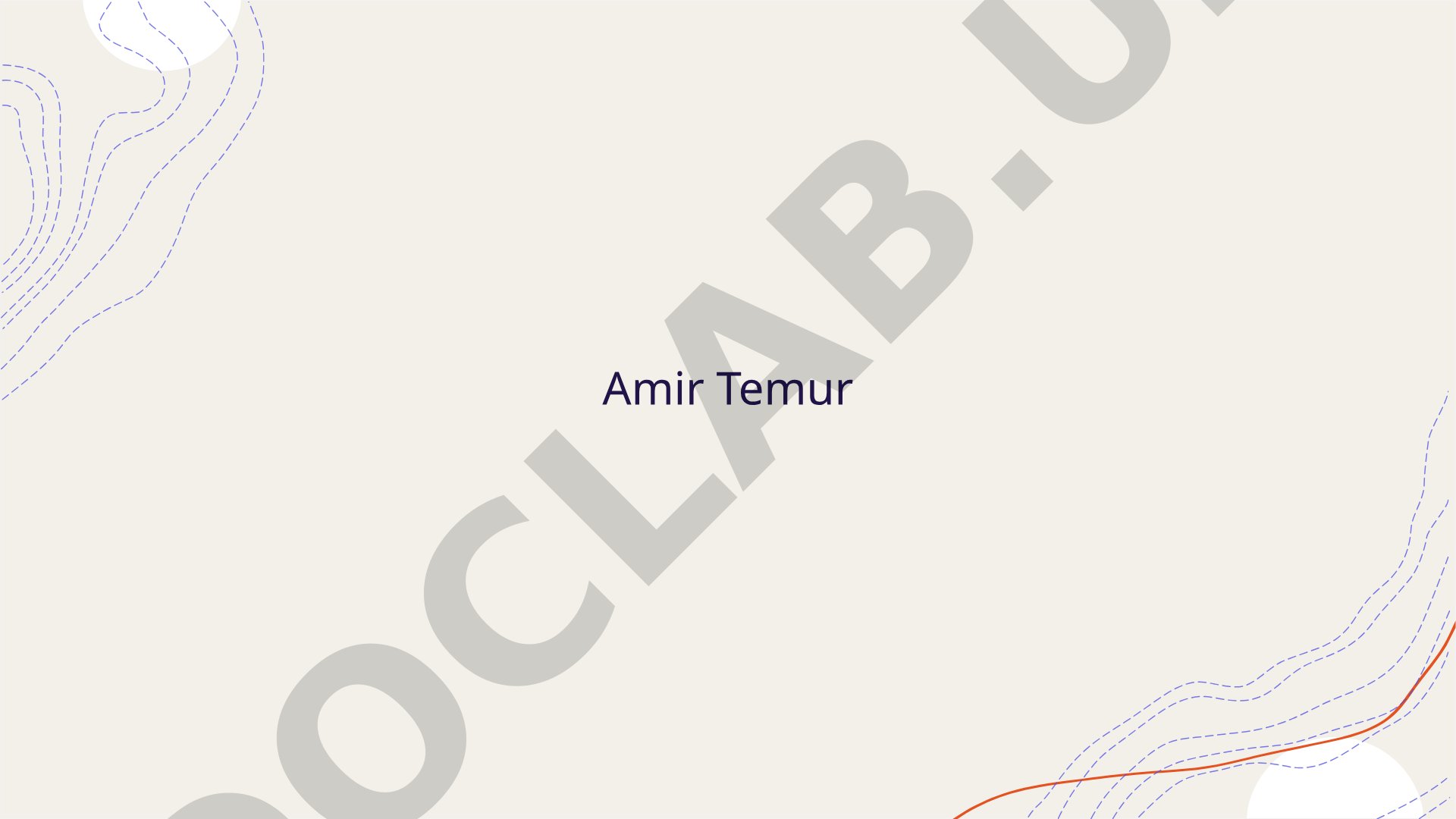 Amir Temur va uning tarixiy ahamiyati