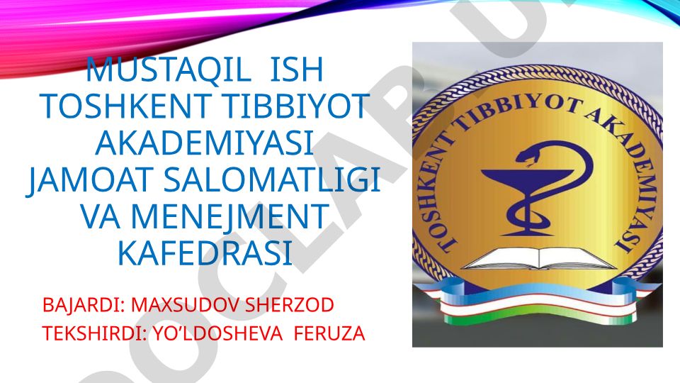 Rossiya imperiyasi davrida olimlarning tibbiyotga qo'shgan hissasi va ularning faoliyati (XVIII-XIX asrlar)
