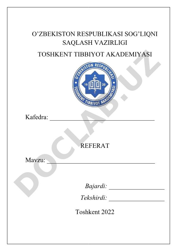 Tuberkulyoz va yondosh kasalliklar