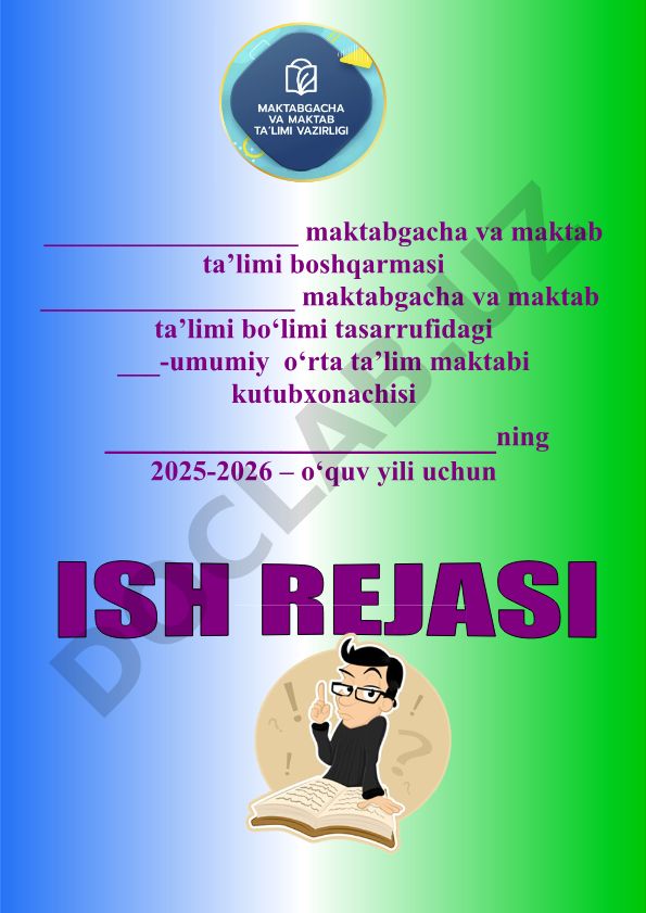 Kutubxonaning asosiy vazifalari va yo'nalishlari
