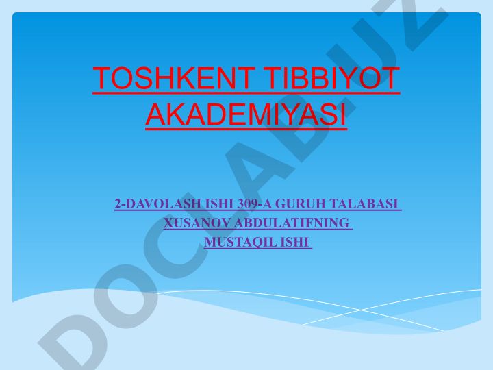 Umurtqa pog'onasi asehandirozni davolashda xalq usullari
