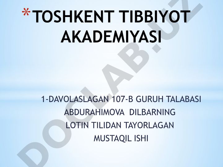 Tibbiyot Emblemalari va Ramzlari