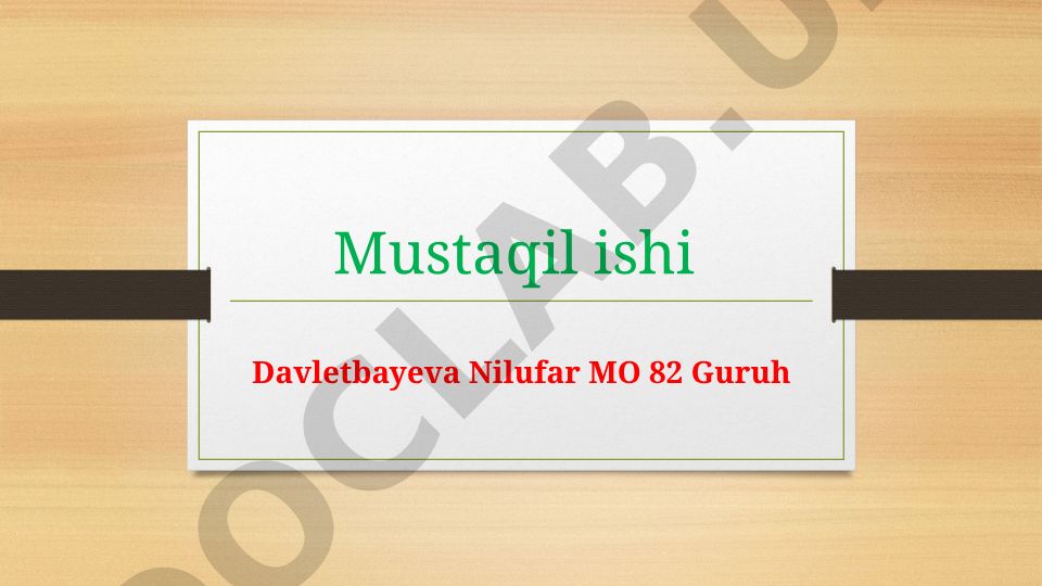 Xorijiy investitsiyalar