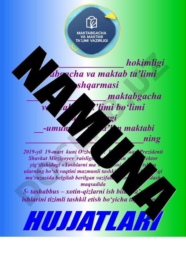 Xotin-qizlarni ish bilan ta'minlash ishlarini tashkil etish