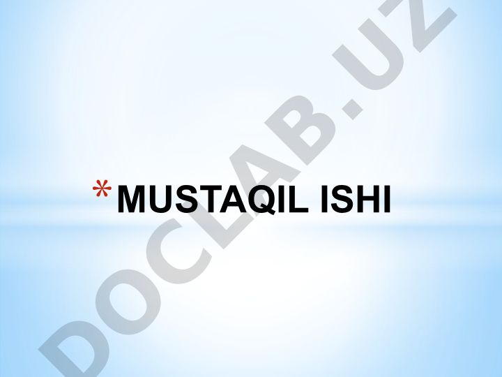 Yumshoq dori vositalari va ularga retsep yozish qoidalari