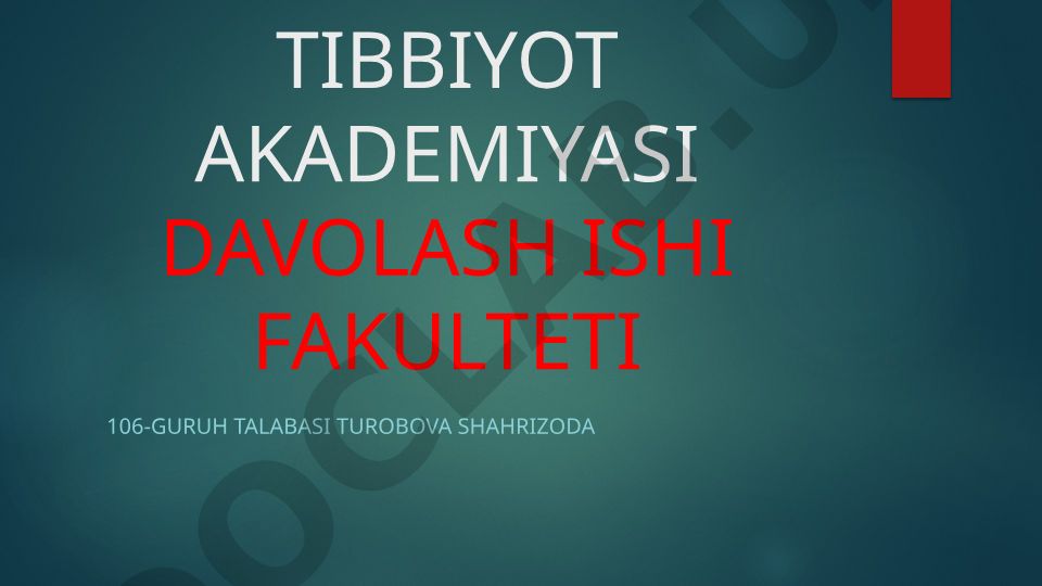 Yotoq yaralarni oldini olish va parvarishlash