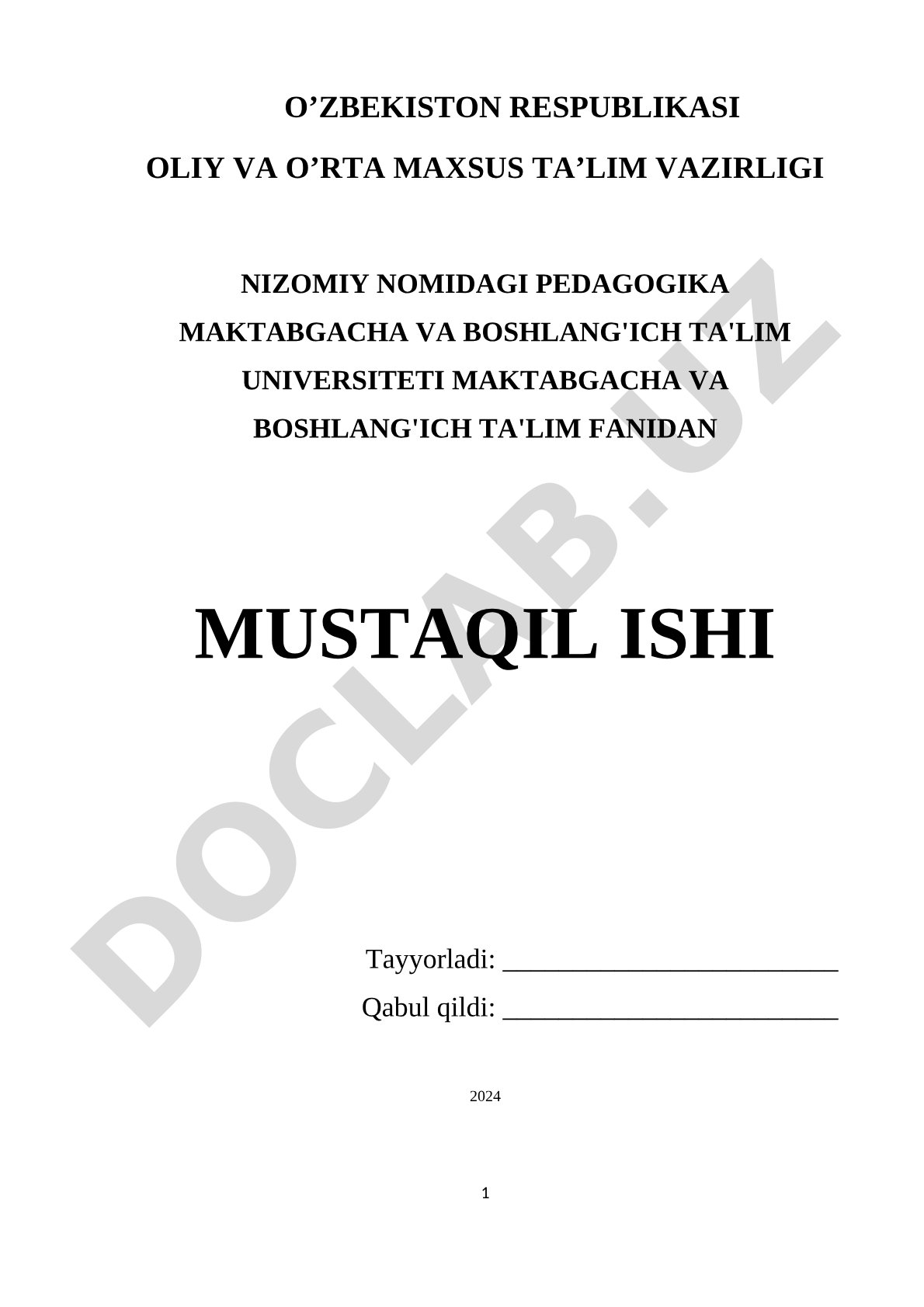 Maktabgacha ta’lim muassasasi, oila va maktab hamkorligi