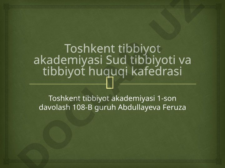 Vrach va bemor munosabatlarining etik modellari. Tibbiy xodimlarning huquqlari