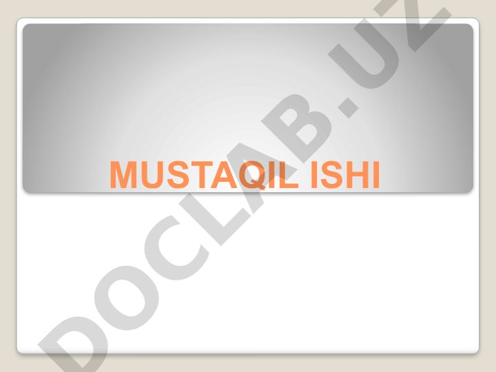 Yosh katta bemorlarda tish kariyesini tashxislash