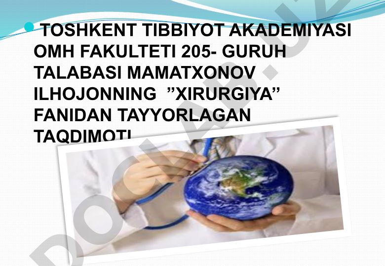Xirurgik asboblar, sterilizatsiyasi. Iplar sterilizatsiyasi