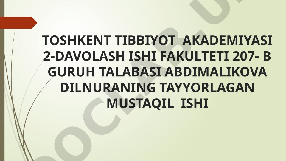 Tabiatshunoslikning zamonaviy kansepsiyalari