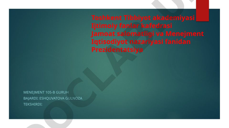 Xalqaro iqtisodiy munosabatlar va uning shakillanishi
