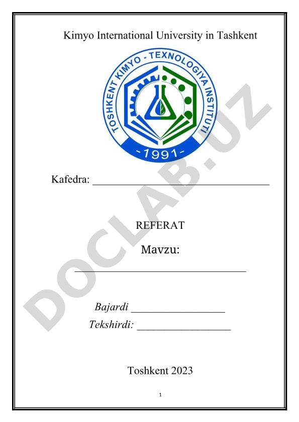 Umumiy klinik tadqiqotlar tarkibi va tahlil turlari