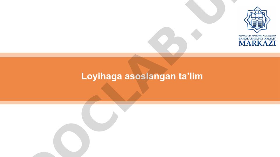 Loyihaga asoslangan ta'lim va an'anaviy ta'limning farqlari