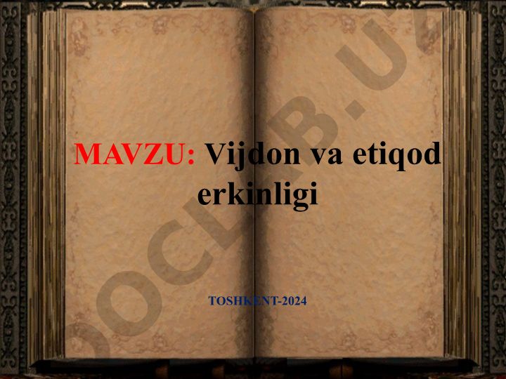 Vijdon va etiqod erkinligi