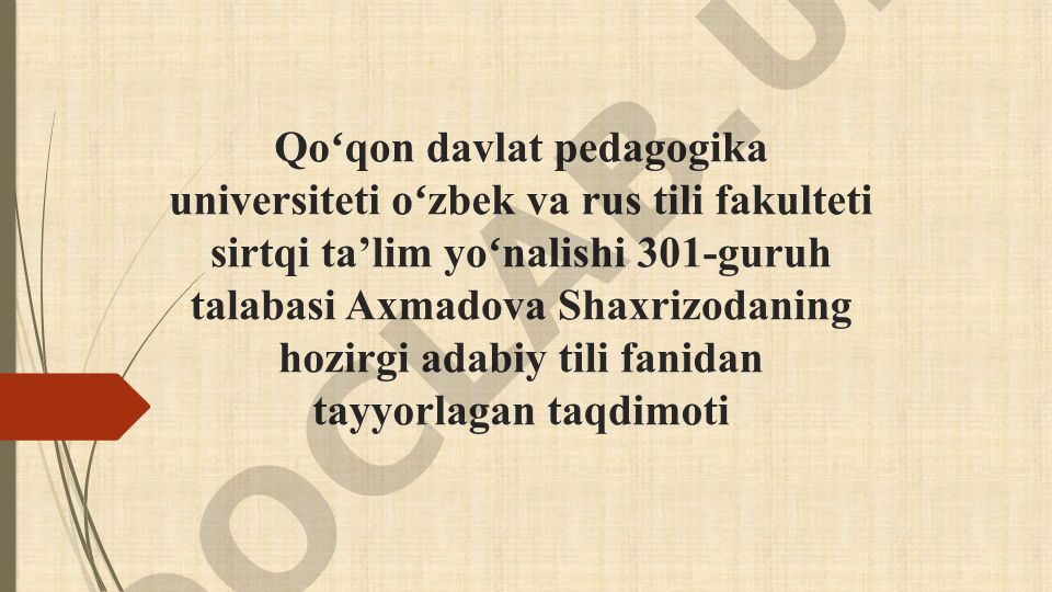 O'zbek tilida paradigmatik va sintagmatik munosabatlar