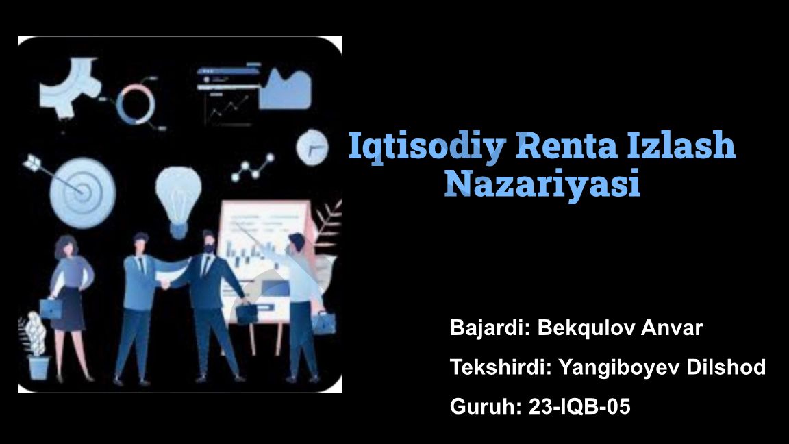 Iqtisodiy renta izlash nazariyasi