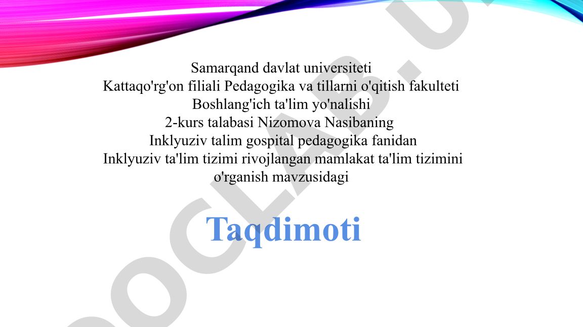 Avstriyadagi inkluziv ta'lim tizimini o'rganish