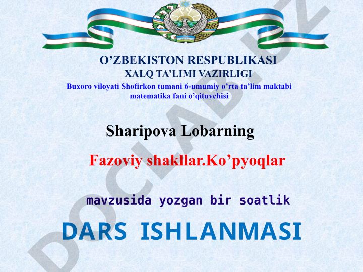 Kasrlarga oid masalalar yechish
