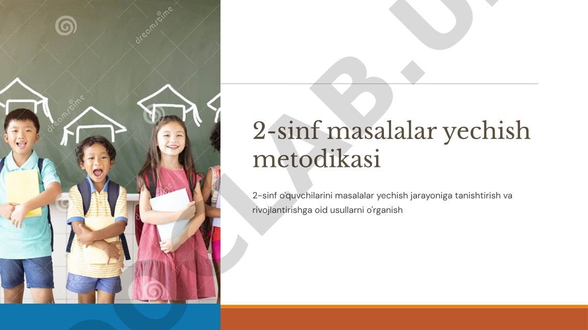2-sinf o'quvchilari uchun masalalar yechish metodikasi