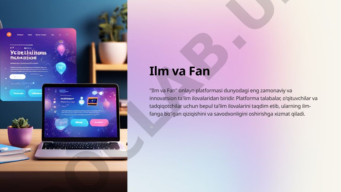 Ilm va Fan onlayn platformasi