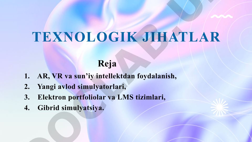 Tibbiyot ta'limida zamonaviy simulyatsion texnologiyalar