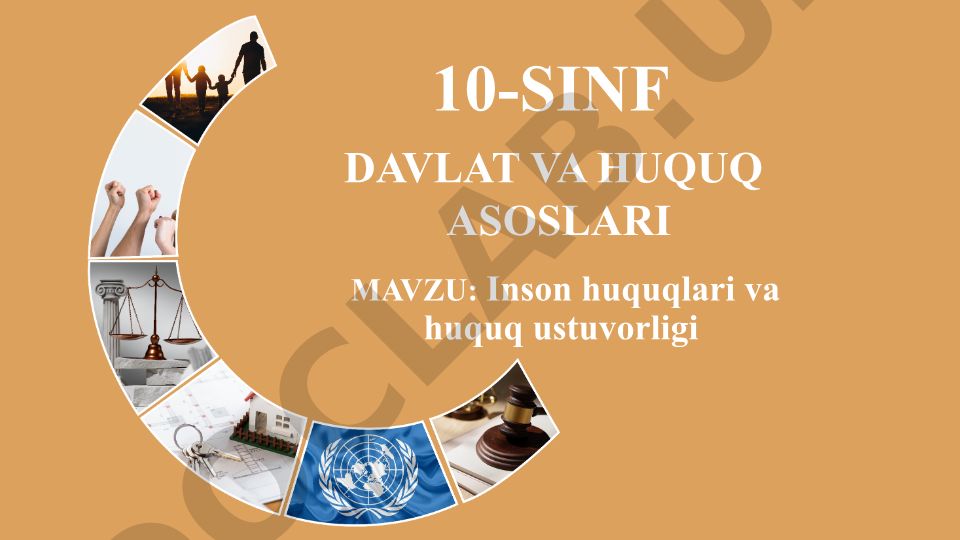 Inson huquqlari va huquq ustuvorligi