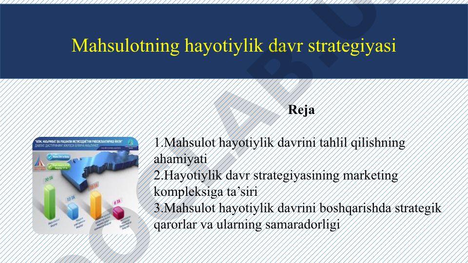 Mahsulot hayotiylik davr strategiyasi